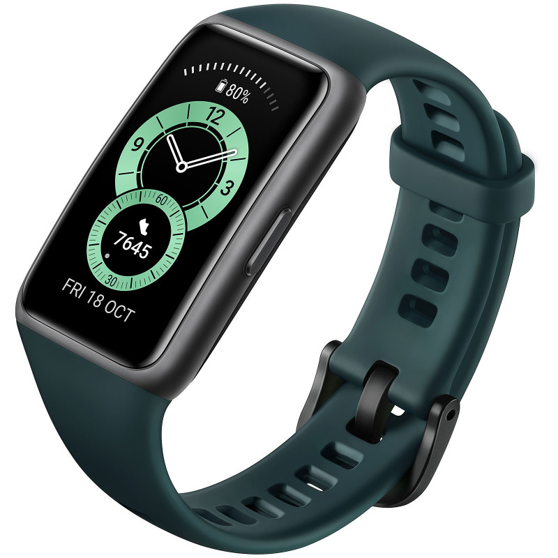 montre connectée Huawei smart band 6 vert