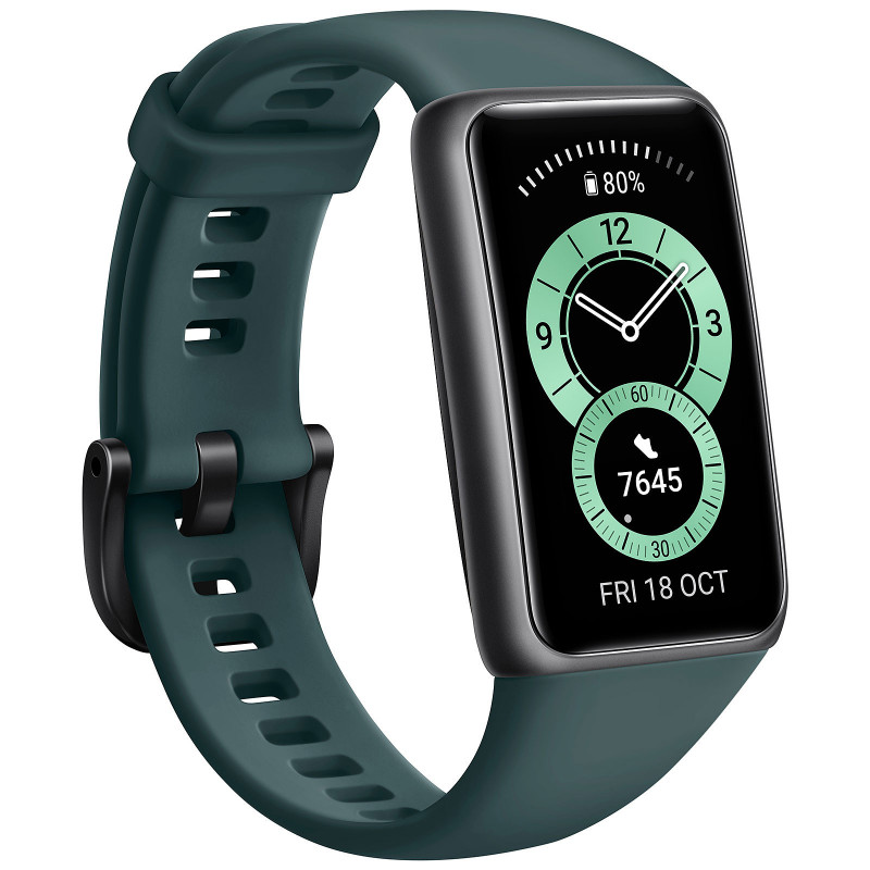 montre connectée Huawei smart band 6 vert