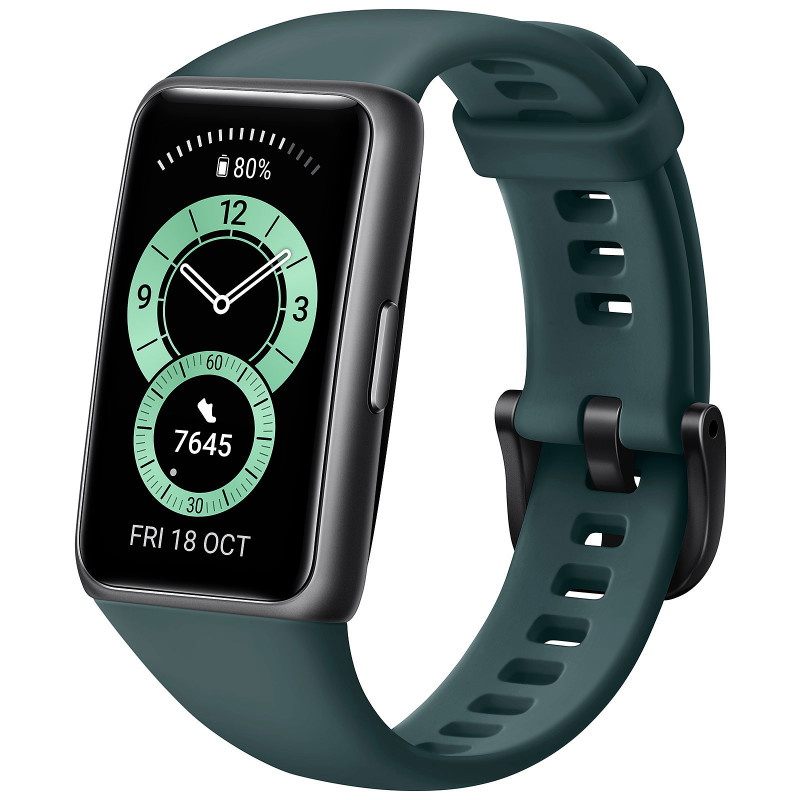 montre connectée Huawei smart band 6 vert