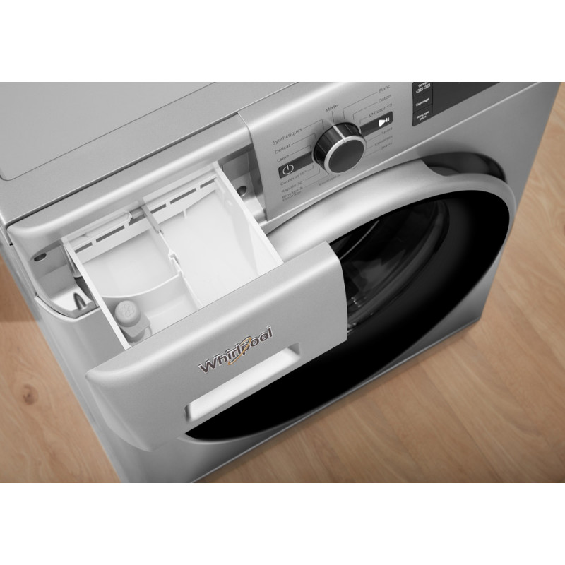 LAVE LINGE 9KG/1200TRS SILVER WHIRLPOOL