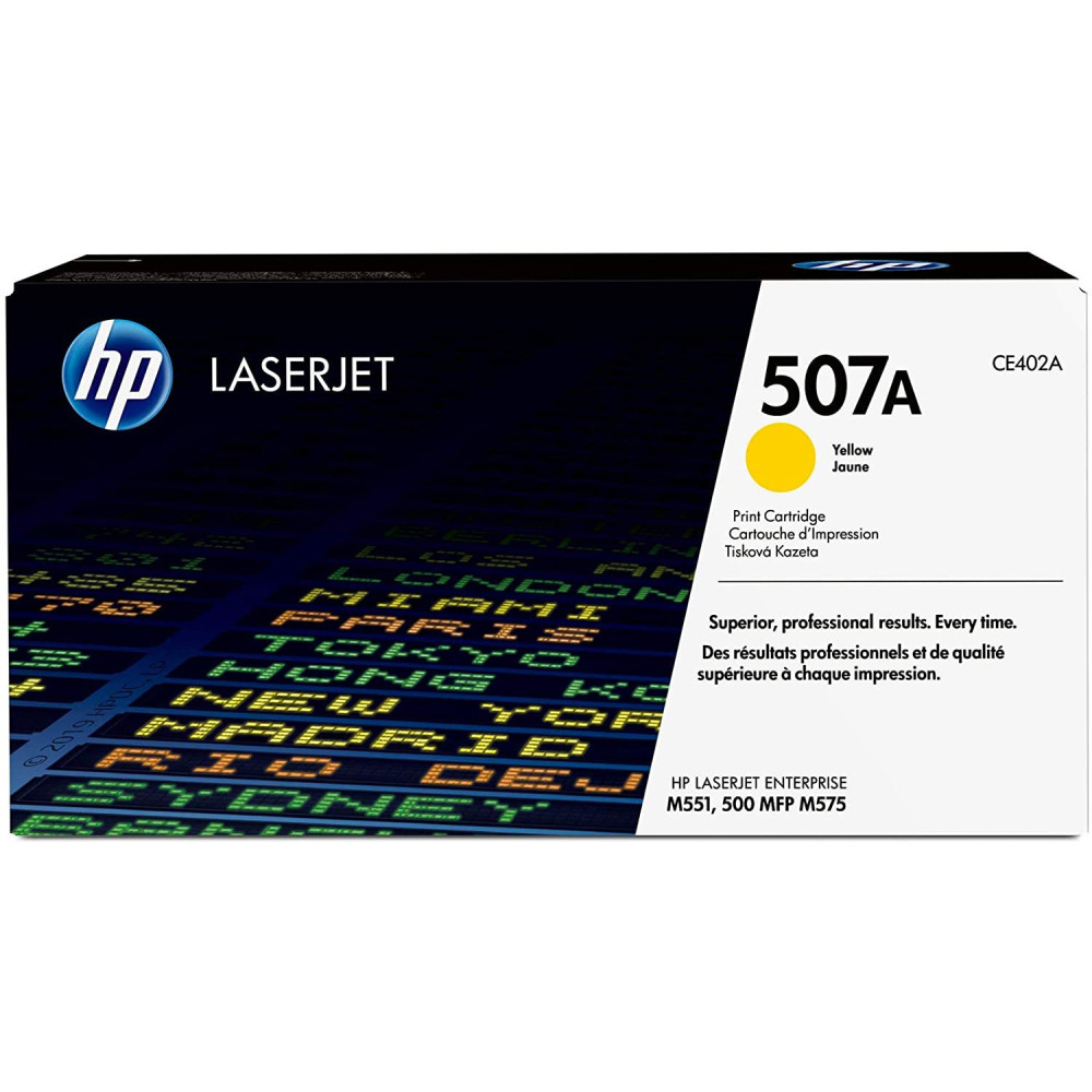 TONER ORIGINAL HP 507A - CE402A / YELLOW