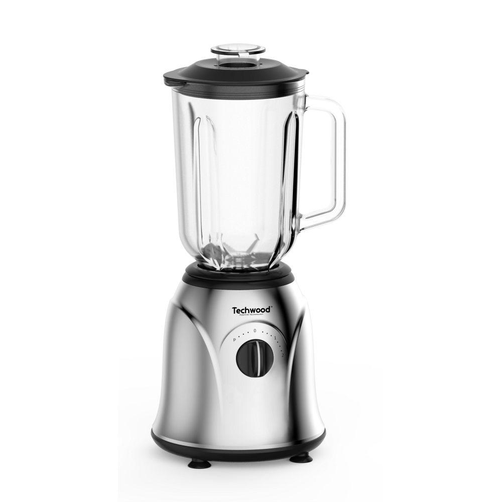 Super Blender Techwood TBLI-1060 Inox et Verre / 1.5L / 1000W