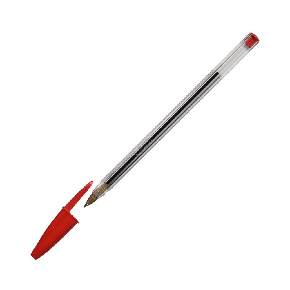 50x Stylos à bille Cristal Medium BIC / Rouge
