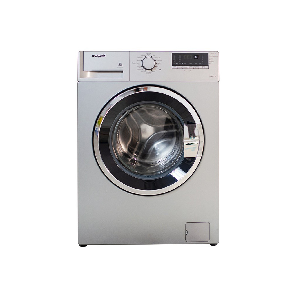 Machine à Laver Frontale Arcelik Automatique AWX8312S / 8 Kg / Silver