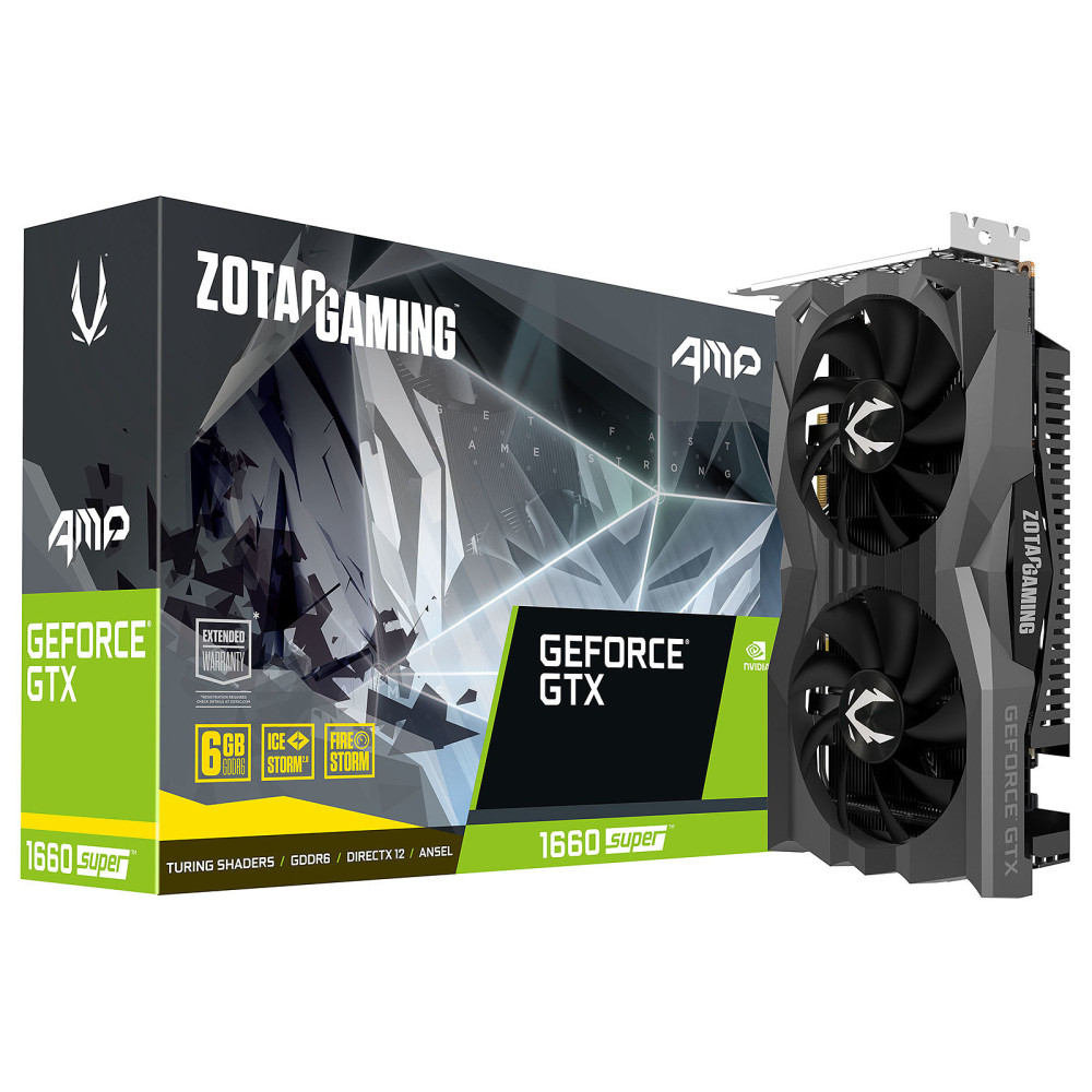 Carte graphique ZOTAC GeForce GTX 1660 SUPER AMP / 6 Go
