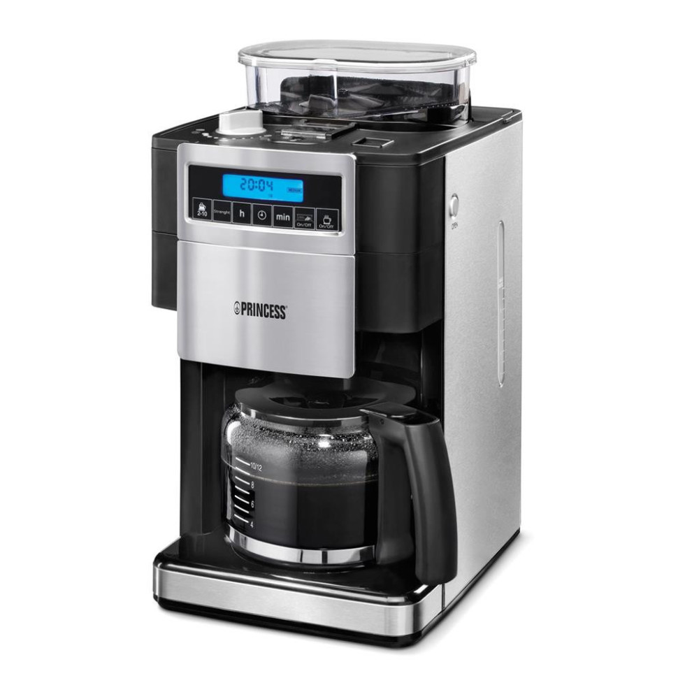 Cafetière Princess 249402 avec moulin à café intégré / 1000W
