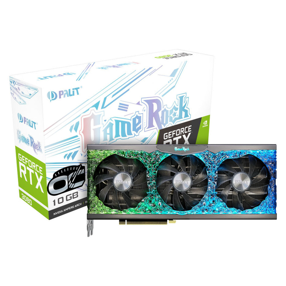Carte Graphique Palit GeForce RTX 3080 GameRock OC / 10G GDDR6X