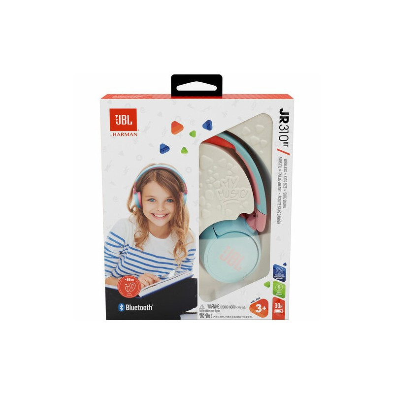 Casque audio sans fil pour enfants Bluetooh JBL JR310BT Rouge et