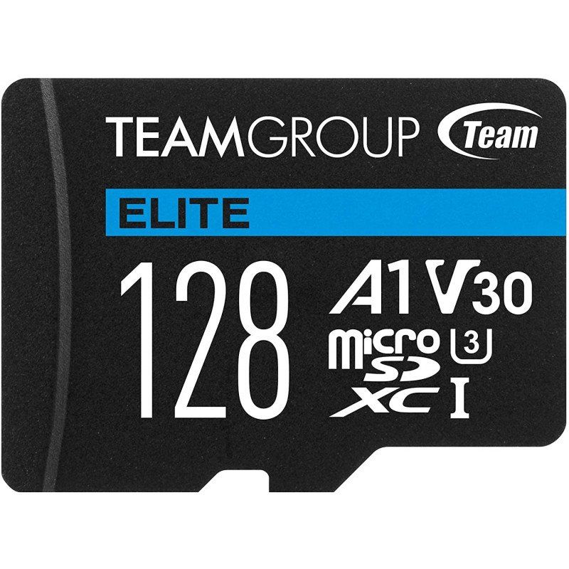 Carte Mémoire Team Micro SDXC 128 Go Class 10 avec Adaptateur