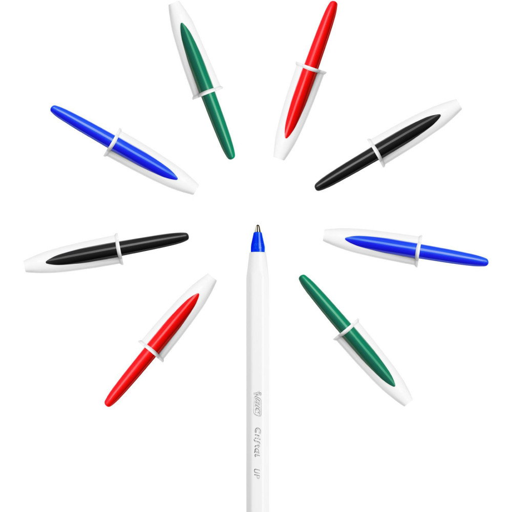 4x Stylos à bille BIC Cristal Up Classic