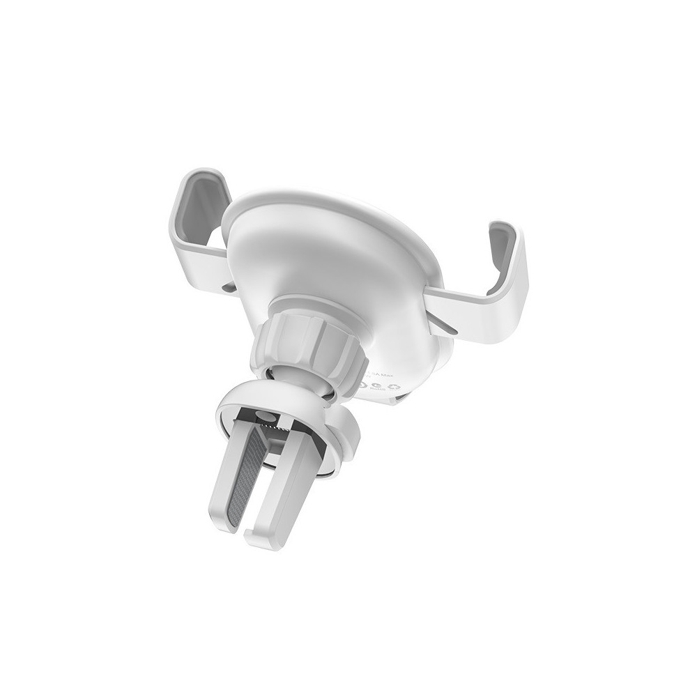 Support de voiture et Chargeur Sans fil Hoco CW17  / Blanc