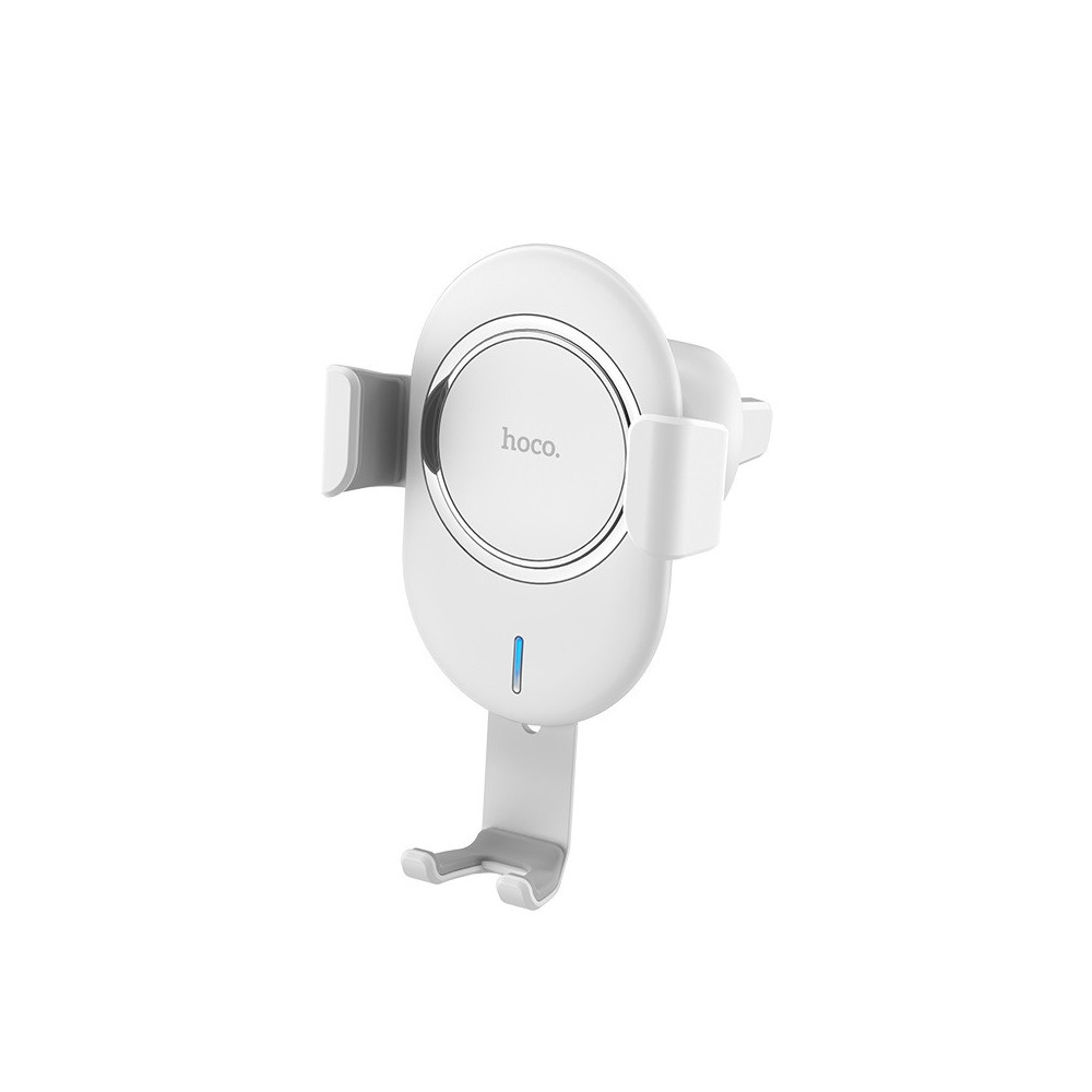 Support de voiture et Chargeur Sans fil Hoco CW17  / Blanc