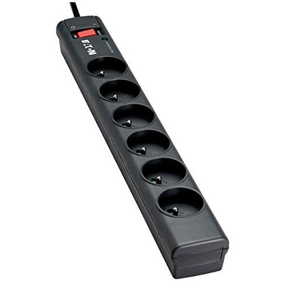 Multiprise parafoudre Eaton Protection Strip / 6 Prises FR