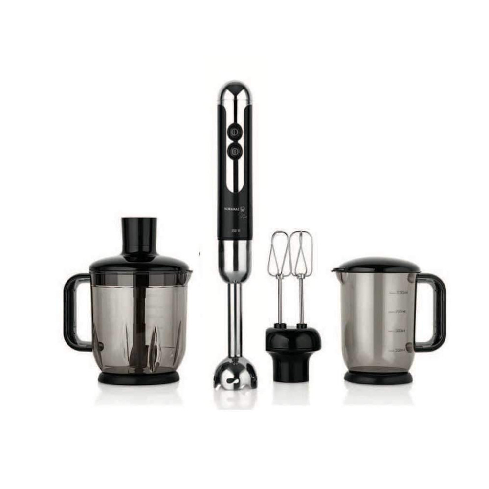 Mixeur Plongeant 3en1 Korkmaz A447-12 / 850 W / Noir