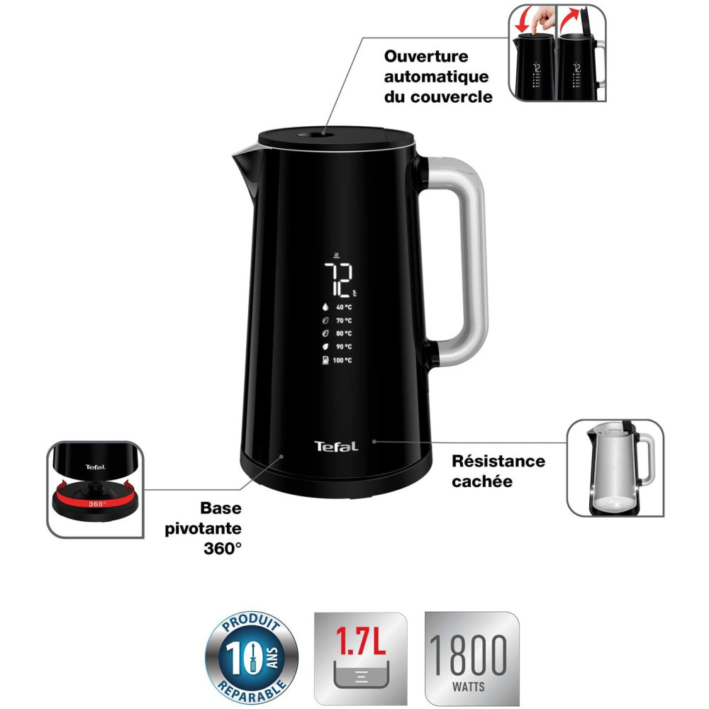 bouilloire Tefal Smart Noir