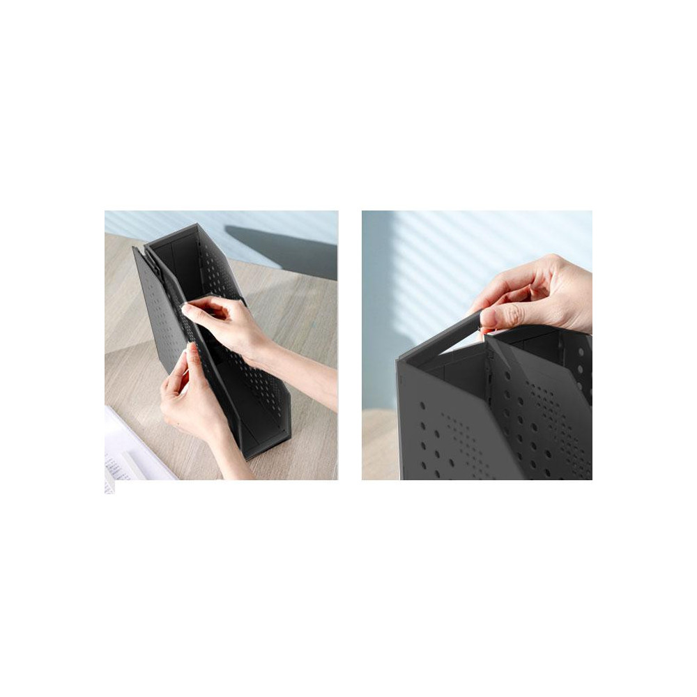 Porte-revues en métal Deli 78999 / Gris