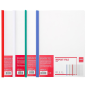 5x Chemises à baguette Deli E5531 A4 / Assortis