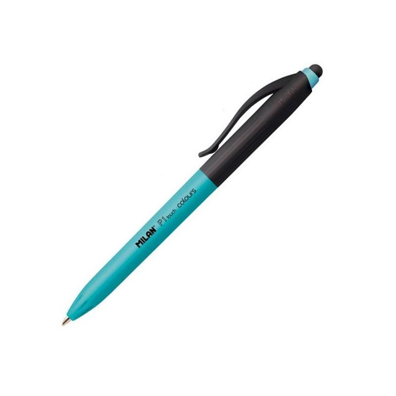 Stylo à Bille MILAN P1 Touch avec Pointe pour écran tactile 1 mm / Bleu clair