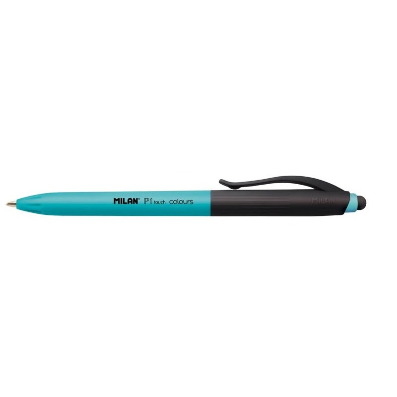 Stylo à Bille MILAN P1 Touch avec Pointe pour écran tactile 1 mm / Bleu clair