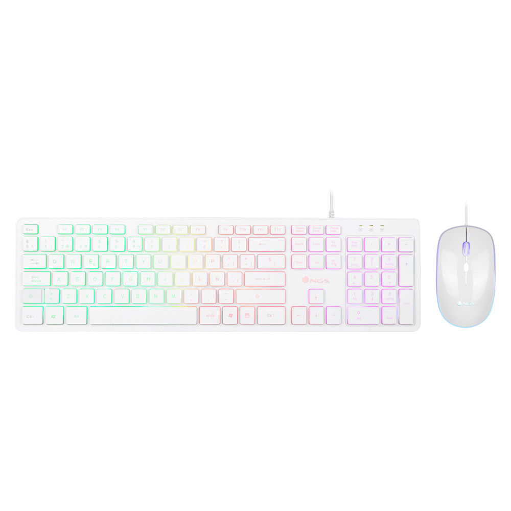 Ensemble Clavier Souris Filaire NGS SPRITE RGB