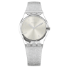 Montre Pour femme Swatch SILVER GLISTAR TOO LK343E
