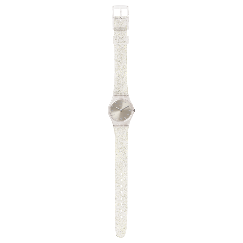 Montre Pour femme Swatch SILVER GLISTAR TOO LK343E