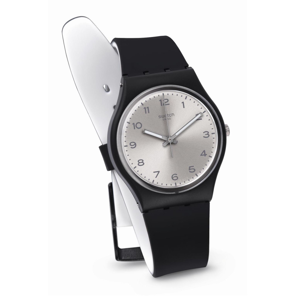 Montre Mixte Swatch Silver Friend Too GB287