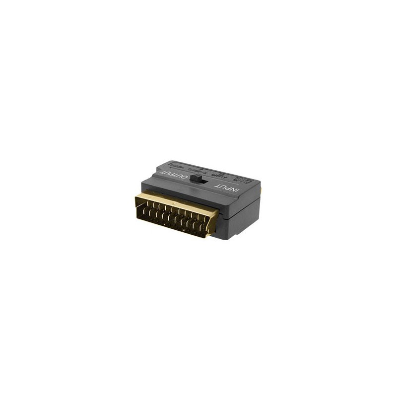 Adaptateur pour téléviseur Péritel Vers 3 RCA + S-Video