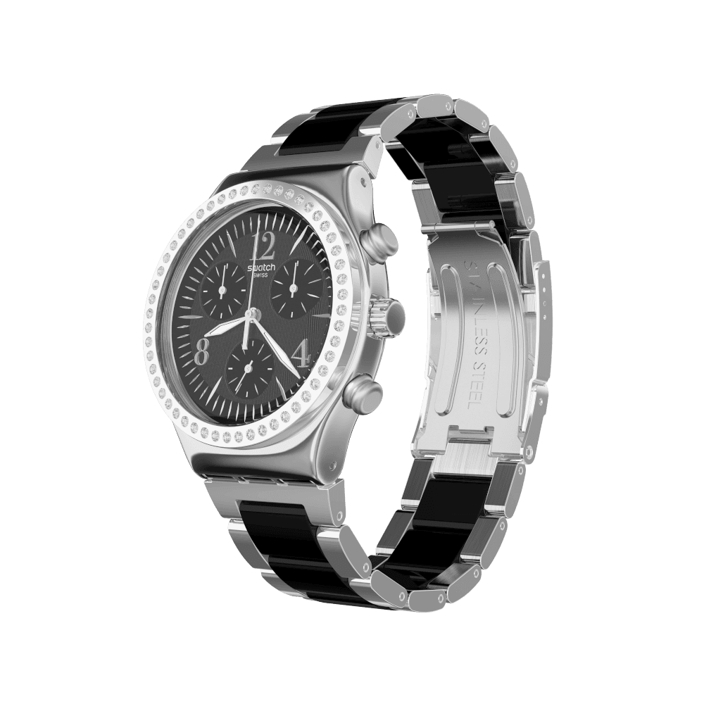 Montre Pour Homme Swatch MADE IN BLACK YCS118G