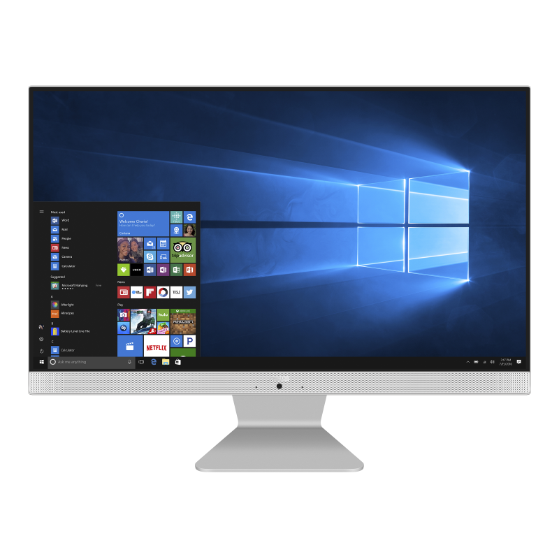 PC de bureau All-in-One Asus Vivo AiO V241EAK / i5 11è Gén / 8Go / 128Go SSD+ 1 To Blanc