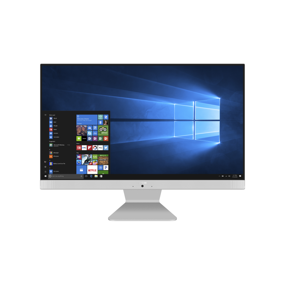 PC de bureau All-in-One Asus Vivo AiO V241EAK / i5 11è Gén / 8Go / 128Go SSD+ 1 To Blanc