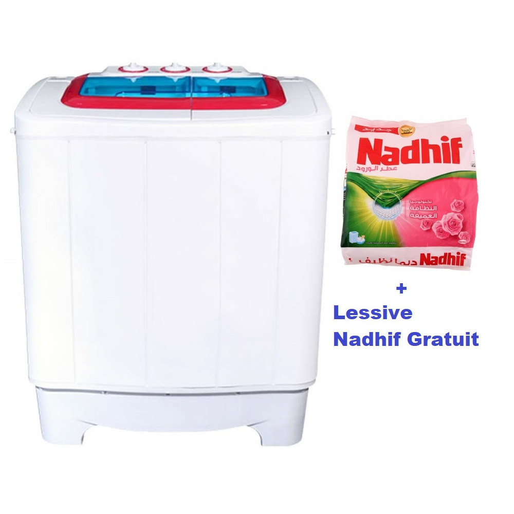 Machine à laver semi automatique Orient 8 Kg + Lessive Nadhif Gratuit