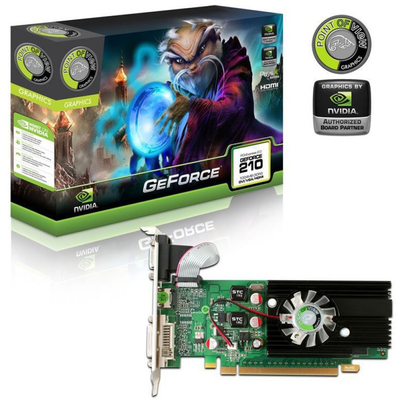 Carte Graphique Point Of View Nvidia GeForce 210 DDR2 / 1Go