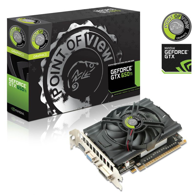 Carte Graphique Point Of View Nvidia GeForce GTX 650Ti / 2Go
