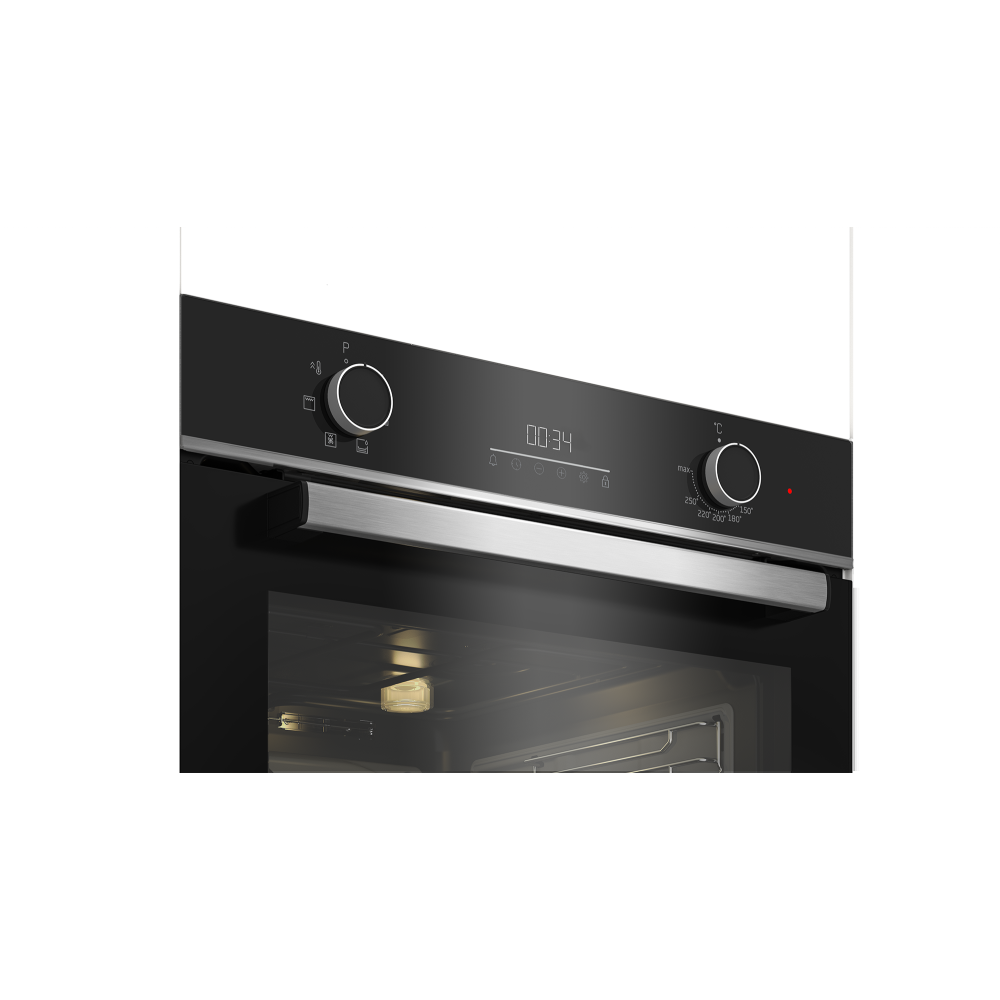 Four encastrable Beko 6 Fonctions avec Afficheur 60 cm / 72 L / Noir