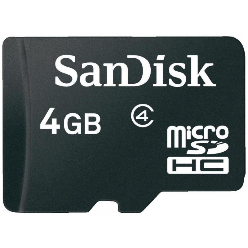 Carte Mémoire micro SDHC 4Go