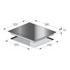 Table de cuisson Encastrable Focus 4 Feux 60 cm Noir