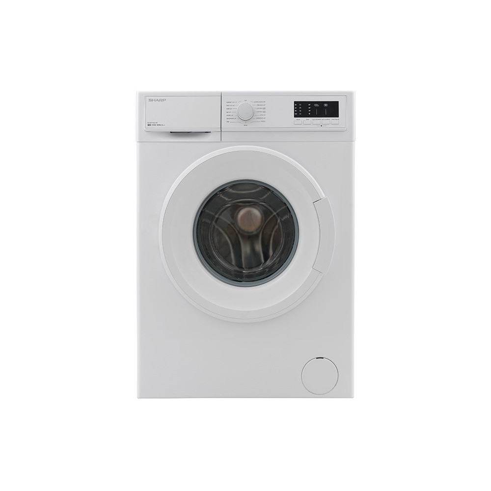 Machine à laver Frontale Sharp ES-FE710CEX-W / 7 Kg / Blanc + Livraison + Installation et Mise en Marche Gratuites