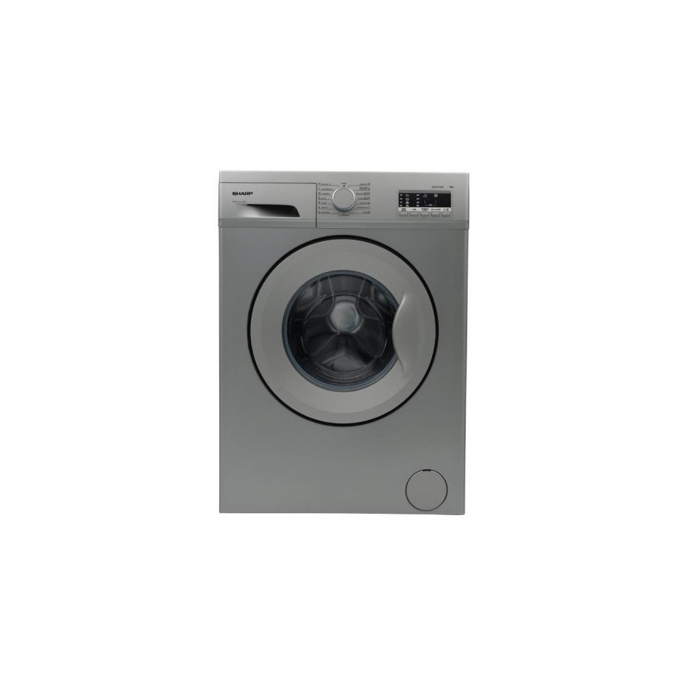 Machine à laver Frontale Sharp ES-FE610CEX-S / 6 Kg / Silver
