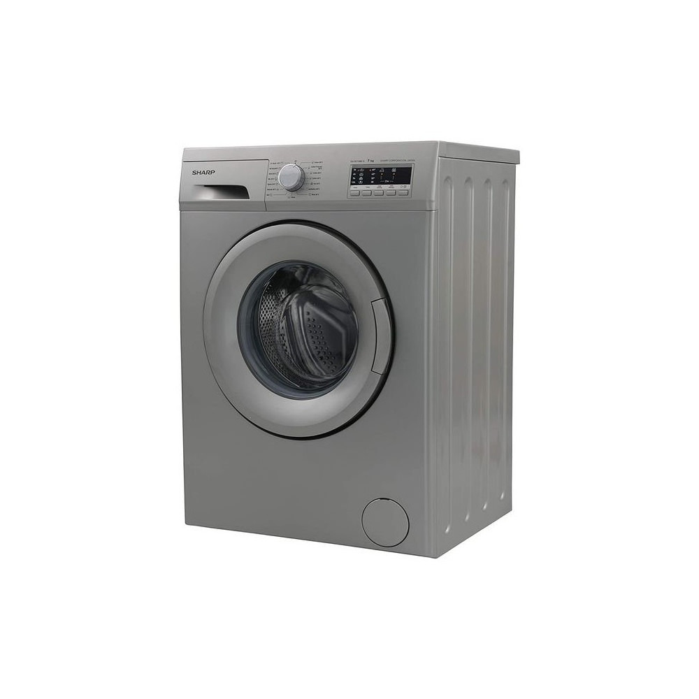 Machine à laver Frontale Sharp ES-FE610CEX-S / 6 Kg / Silver