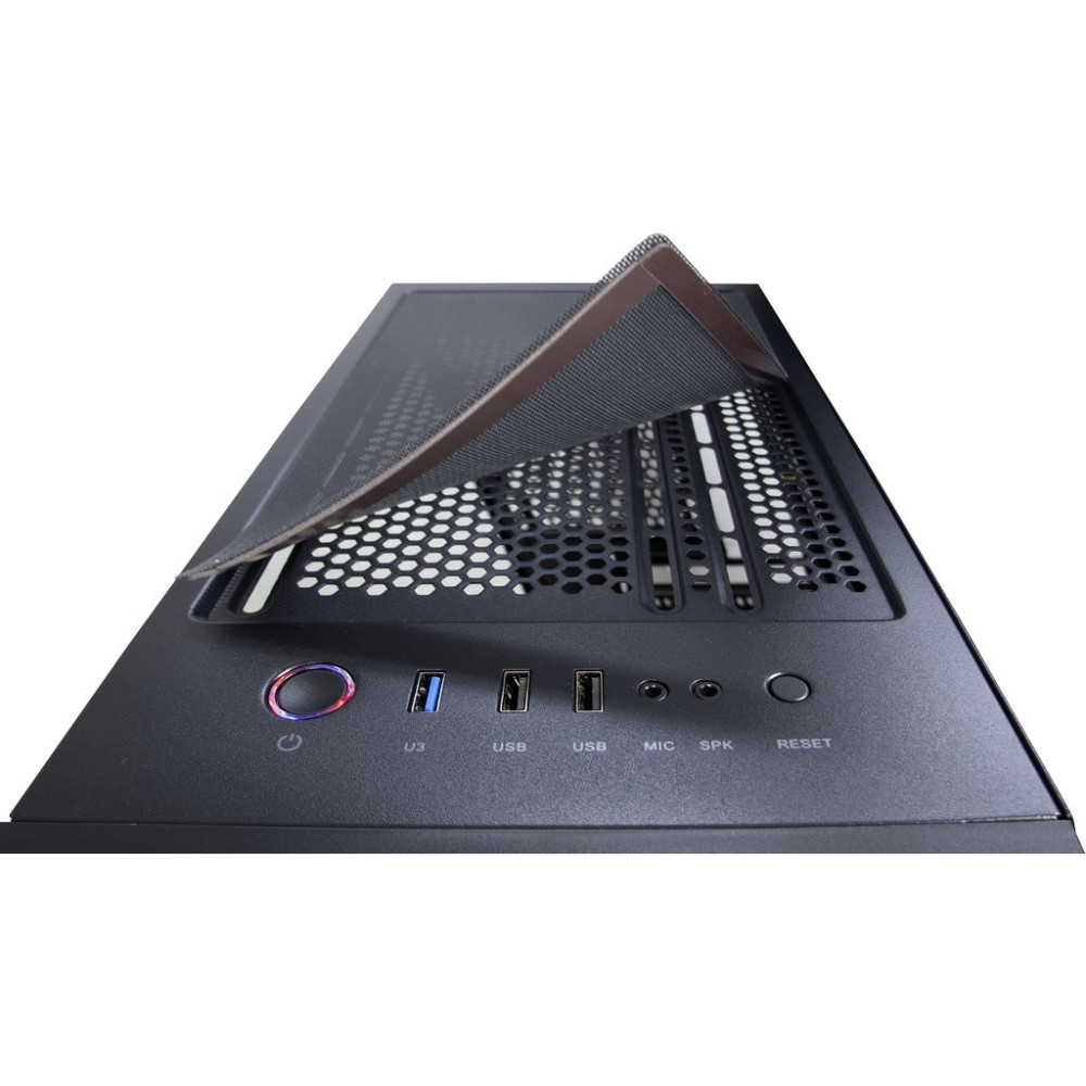 Boîtier Gamer Inter-Tech C-303 Mirror Noir