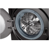 machine à laver à vapeur LG 9 kg noir
