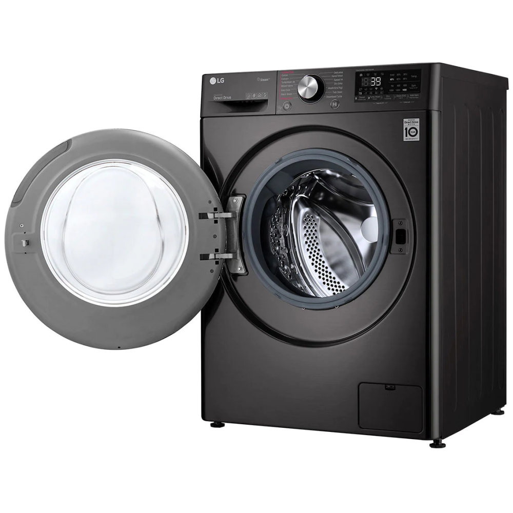Lavante séchante Frontale LG 9 Kg / Smart DD 6M / Noir + Gel LILAS Gratuit