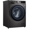 machine à laver à vapeur LG 9 kg Noir