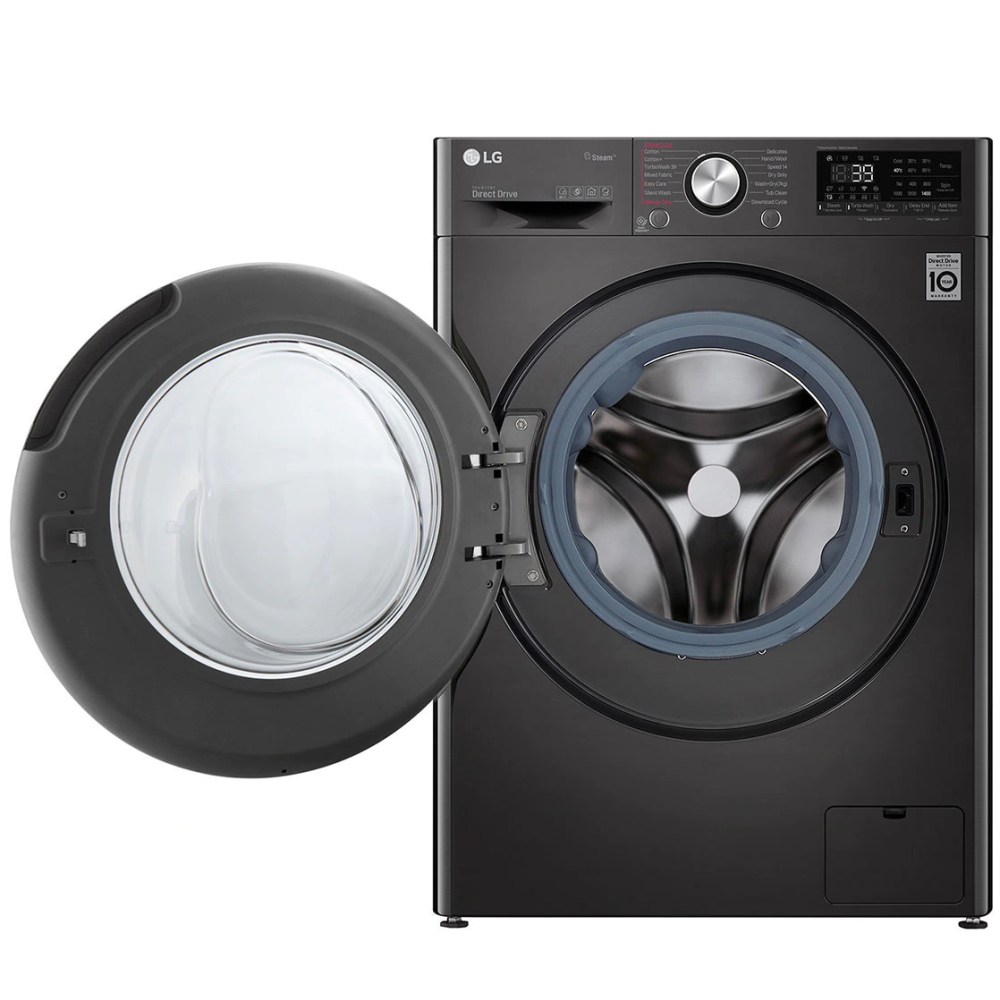 Lavante séchante Frontale LG 9 Kg / Smart DD 6M / Noir + Gel LILAS Gratuit