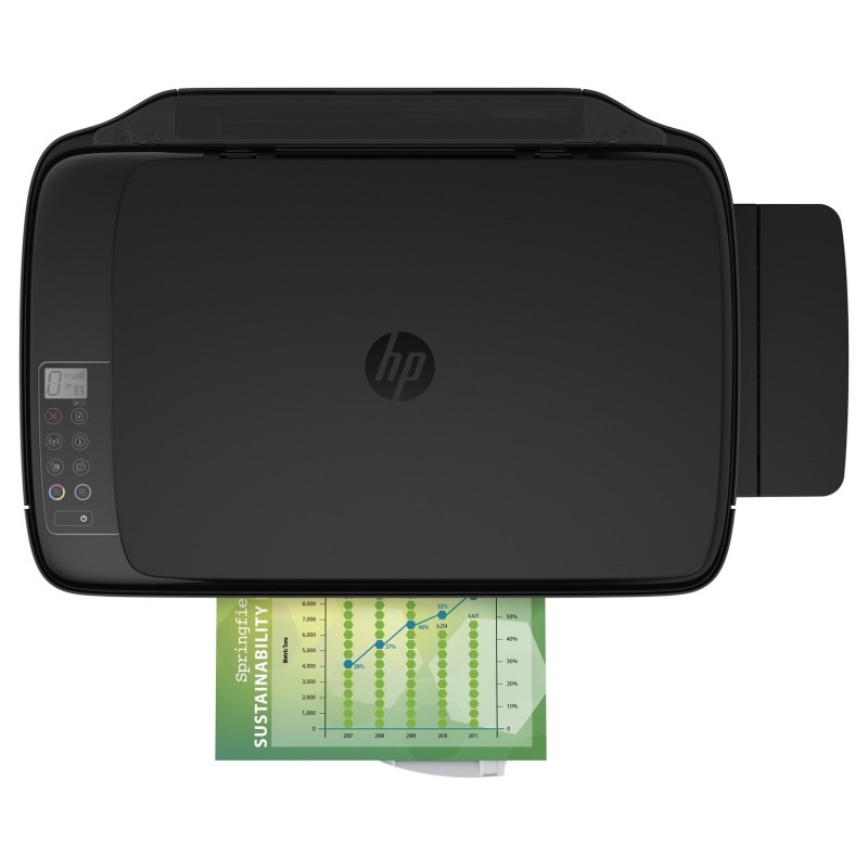Imprimante Multifonction Jet d'encre 3 en 1 à réservoir intégré HP Ink Tank 415 / Wifi + Rame Papier A4 de 250 Feuilles + Câble USB