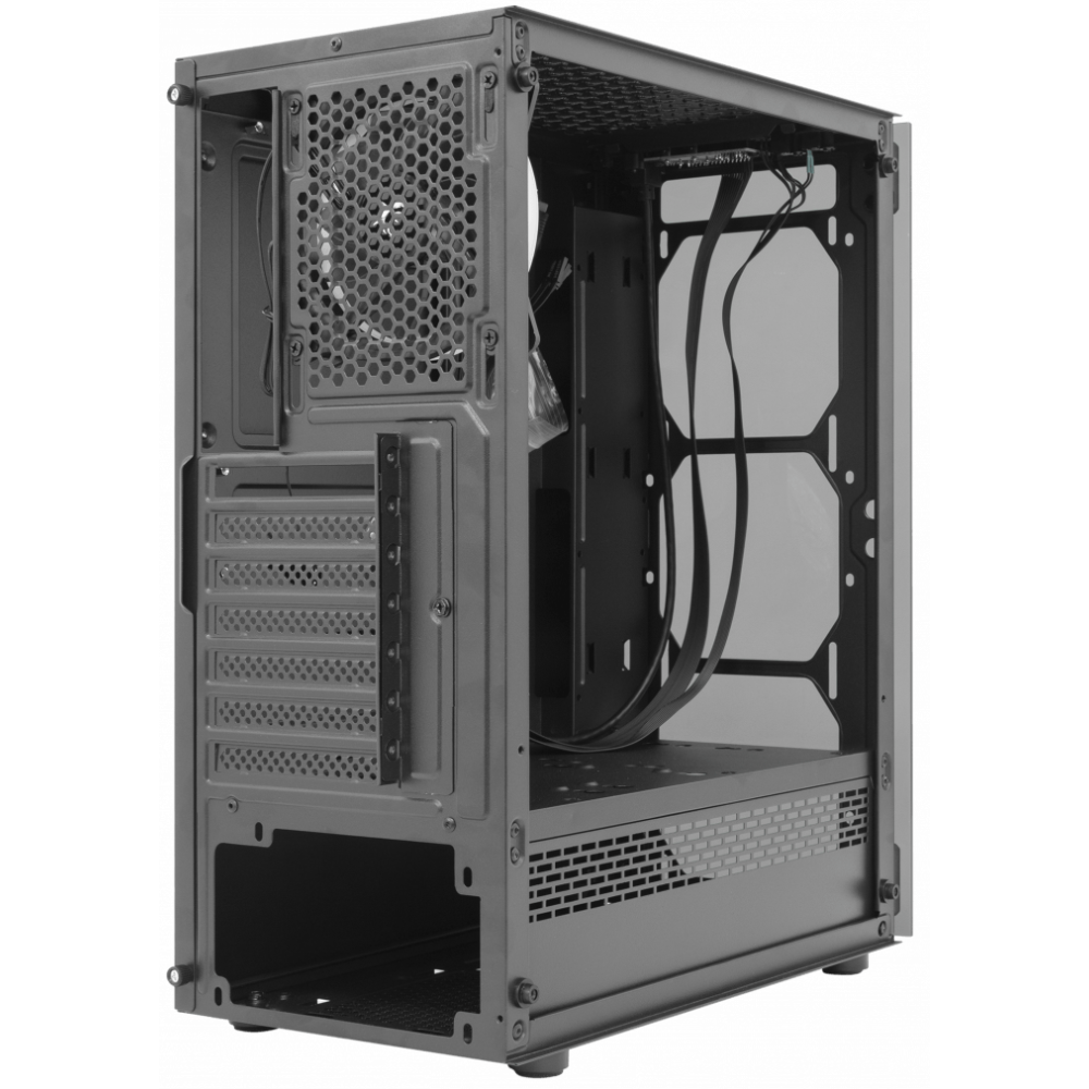 Boitier Gamer White Shark BUNKER / Noir / LED Rouge