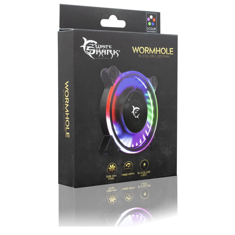 Ventilateur de processeur White Shark Wormhole / A-RGB
