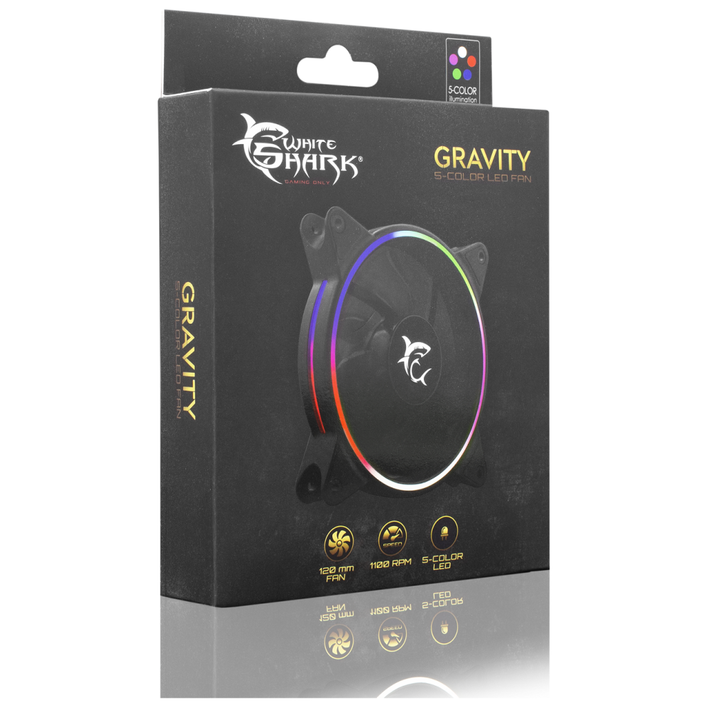 Ventilateur de processeur White Shark Gravity / A-RGB