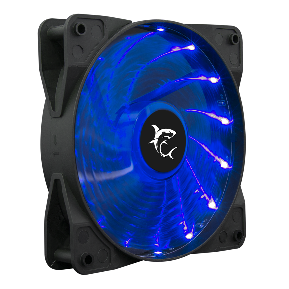 Ventilateur de processeur White Shark Vector / LED Bleu